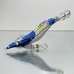 スプラッシュ餌木(3.5号)ブルー×蛍光ピンク×蛍光イエロー