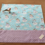 【H様専用】ペガサス柄のランチクロス（水色×ラベンダー）