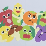 りんごコロコロ　スケッチブックシアター　カードシアター　保育教材　