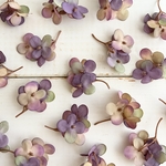 【再販×3】くすみカラーの紫陽花‎✿ 花材・造花・アーティフィシャルフラワー・パーツ