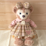 【受注製作】ほっこりカラーのチェック柄ジャンパースカートと長袖ブラウス♡シェリーメイSサイズ ♡コスチューム♡