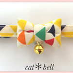 再販❗️️🔺クレヨン 積み木🔺🔻【蝶ネクタイ】＊猫(&小型犬)首輪