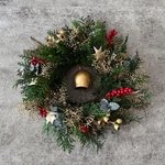 the christmas wreath クリスマス　クリスマスリース　プリザーブドフラワー　ヒノキ　