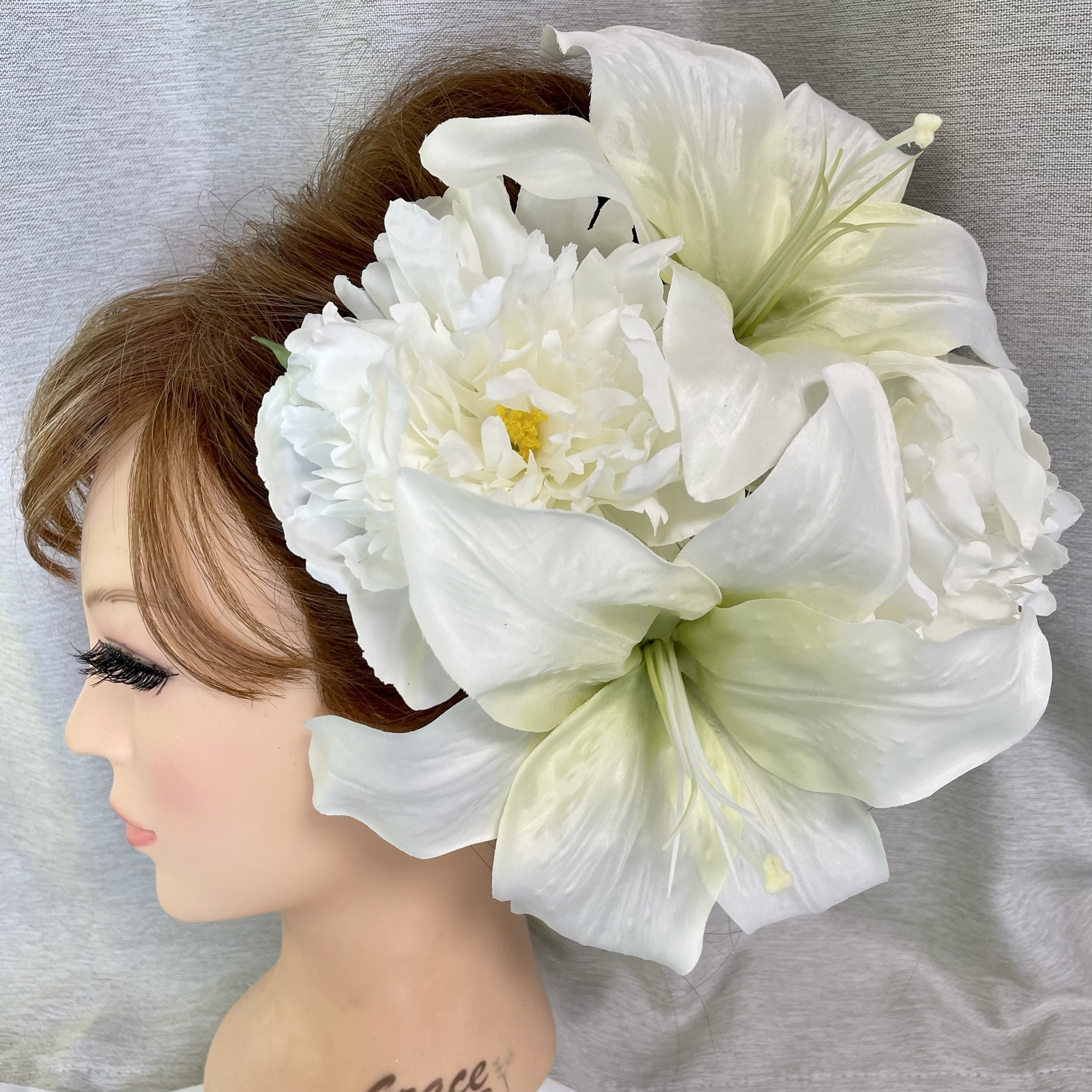 F1705HE49】ホワイト♡ヘッドドレス/髪飾り♡・結婚式