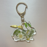 Botanical×うさぎのキーホルダー❁.*･ﾟ