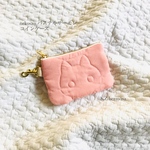 nekosan パステルサーモン　コインケース　ねこ