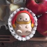 うさぎ林檎な林檎のうさぎの置物