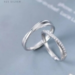 Screw Cross pair ring フリーサイズペアリング SV925