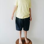 ☆再…販　サラッとデニムのサルエルハーフパンツ　90.100.110.120size 