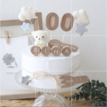 ゲスト様　専用　ナチュラルくまさんのバースデークレイケーキ♡クレイ誕生日ケーキ　100日　お祝い　オーダーページ