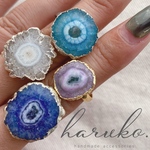 15.gemstone ring。《c.ブルー》