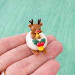 クリスマスベルのソリとトナカイ　クリスマスバージョン