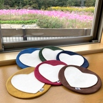 大きめ　ハートコースター