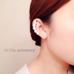 5連パールearcuff.