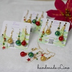 クリスマスオーナメントピアス/イヤリング