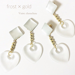 frost×gold♡ピアス/イヤリング