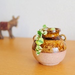 壺型耳付きミニ花入