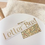 【 Letter BOX 】レターボックス ポストステッカー 何処にでも貼れる ステッカー 玄関シール ドアサイン  オーダー ステッカーシール