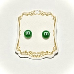 チョコレートのピアス(丸)