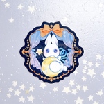お星様とうさぎのステッカー