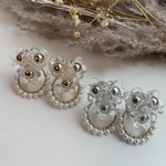 「umbrella leaf」silver/ピアス