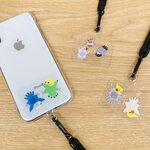 【受注生産★オカメ】挟むタイプのスマホストラップ（スマホショルダー）