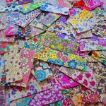 リバティラッピング布シール２×５cm １００枚　おまけつき