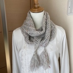 モヘアタムネップのあったかマフラー