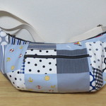 ボディーバッグ　マリンパッチ風