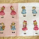 マーガレット＆ソフィ＊可愛い＊パネル約30cm分のみ　ピンク系　ラスト！