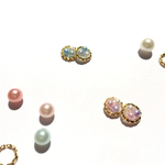 トリプルパールのミニピアス