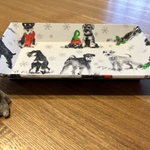 クリスマス🎄シュナ柄トレイ