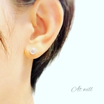 最上級の輝き♪大粒スタッドピアス/金アレ対応ピアスFDAピアス