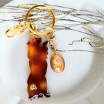 【お試しSALE】飴色シェルティ・とびつき・キーホルダー【送料無料】【K0005・07】