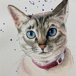 猫　似顔絵