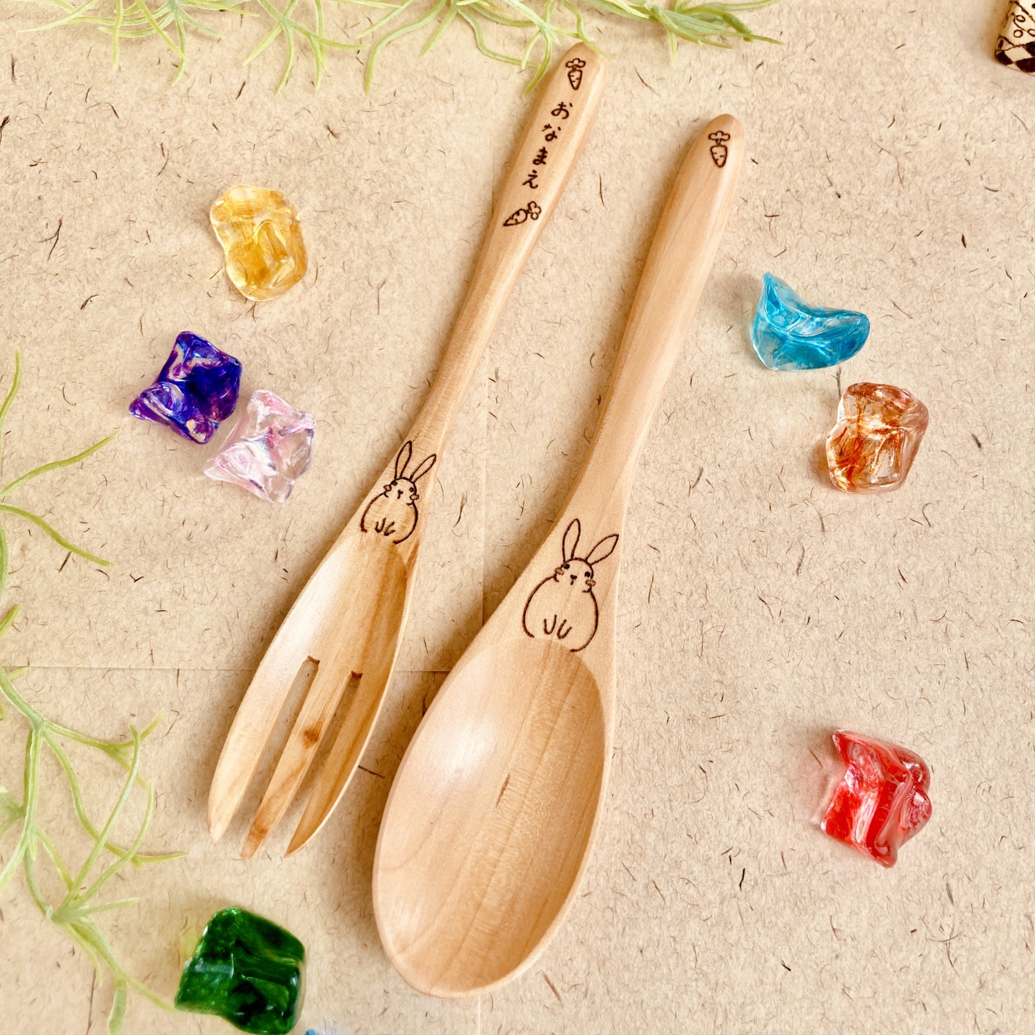 確認用♡名入れスプーン