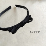 カチューシャ　ベルベットリボン