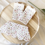 “花柄”セット【首回り/よだれカバー】抱っこ紐首回りカバー&よだれカバー ネックカバー