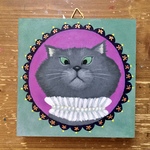 【原画】灰猫ちゃんの肖像画
