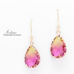 Pink Drop(925) ピアス/イヤリング/ノンホールピアス/樹脂ピアス