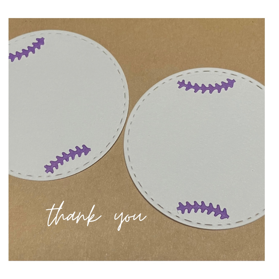 1セット980円　パステル　野球　ソフト　色紙素材　卒団　メッセージカード 野球 ソフト ボール型メッセージカード パステル - 寄せ書き色紙