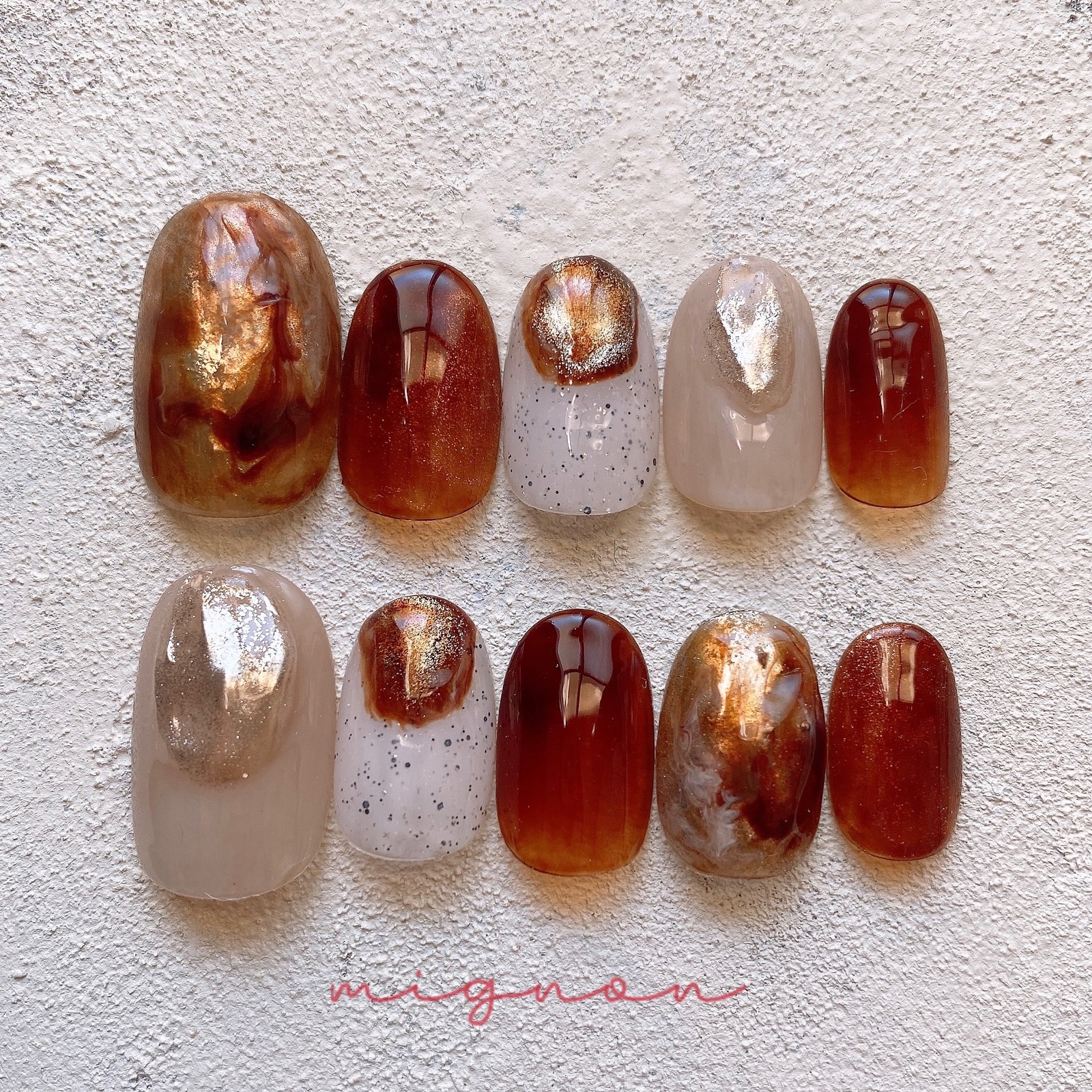 20・ニュアンスネイルチップ べっこう - mignon~order nail tip