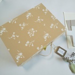 トランクBOX(カルトナージュ、ミルクティー）