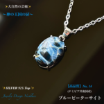 📹️動画ｱﾘ✨ブルーピーターサイト/No,14✨Silver925Top✨Jewelry天然石ネックレス✨
