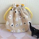 再販8☆まん丸ミニ巾着（おにぎり）