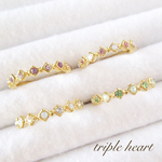 ♡パステルハーフエタニティリング♡