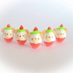 くまさんシャーベット🍓　イチゴと練乳とピスタチオのシャーベット　クリスマス