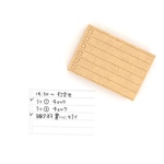 チェック付罫線スタンプ