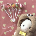 ミニチュア　ハンドメイド　バレンタイン　チョコキャンディ