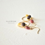 《SALE！》チョコレートのピアス イヤリング/樹脂ピアスに変更可♪